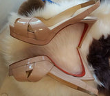 CHRISTIAN LOUBOUTIN - SLINGBACK HEELS - 39