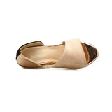 2019 Summer  Women 11.5cm High Heels Open Toe Gold Sandals Female Fetish Gladiat